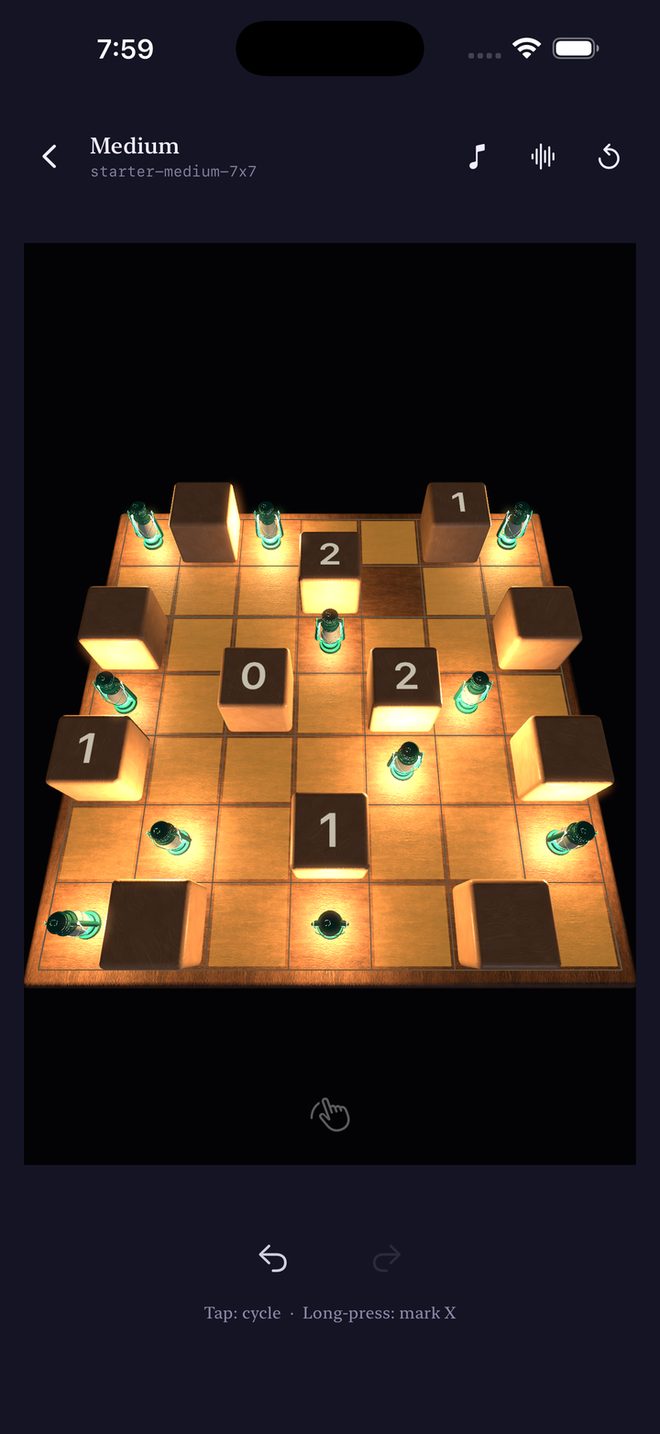 Quiet Lights — A calm light-up logic puzzle