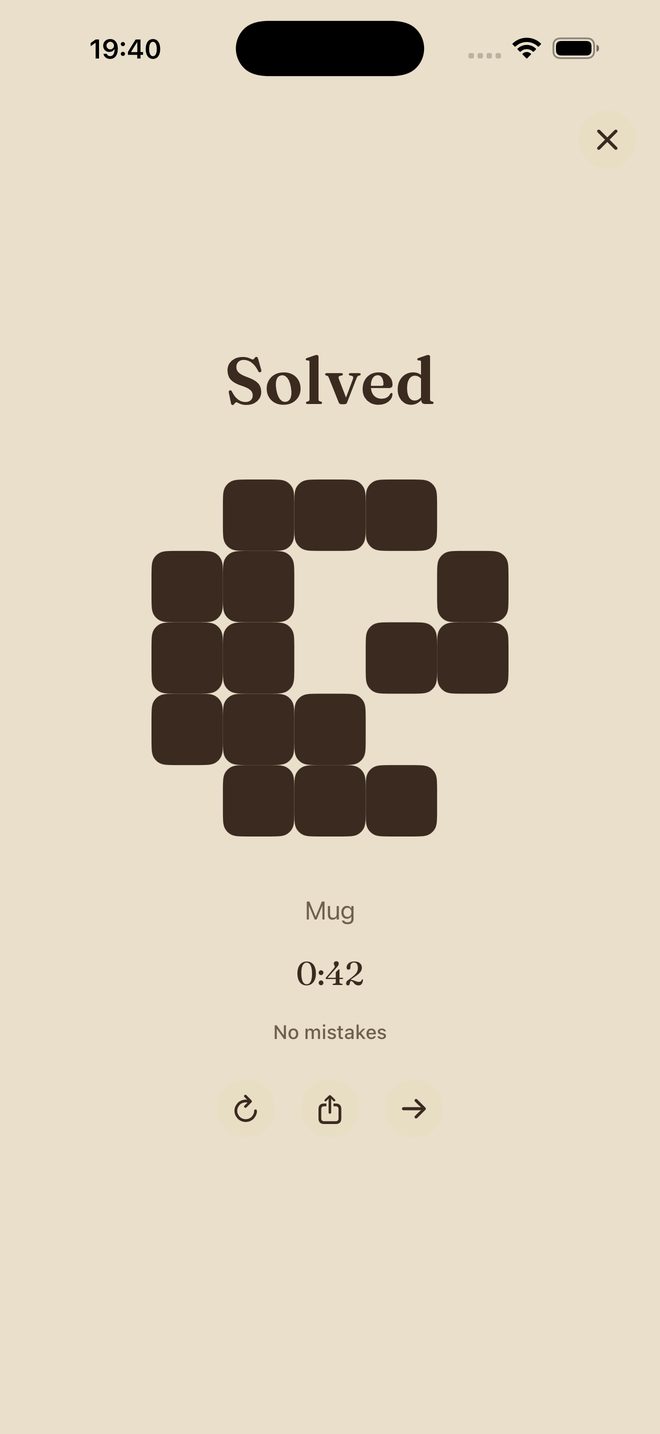 Quiet Pixels — Un puzzle d'images quotidien et douillet
