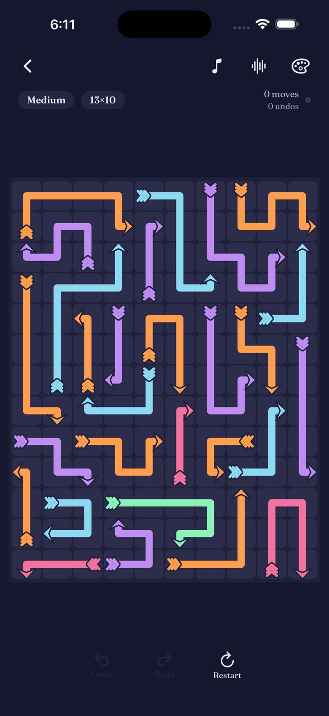 Quiet Quiver — A calm arrows-out logic puzzle