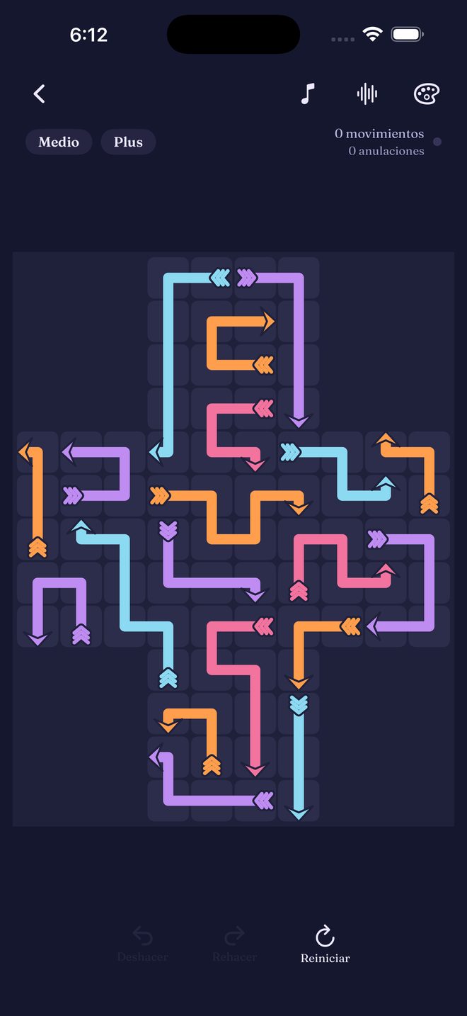 Quiet Quiver — Un puzle lógico de flechas tranquilo